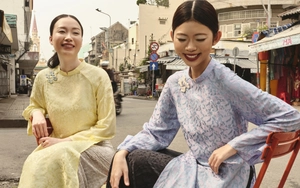 Áo dài, lụa tơ tằm và nhịp sống hiện đại Tết 2026 với thiết kế của TheBlueTshirt