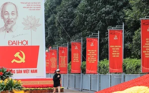 Đại hội XIV của Đảng: Rực rỡ cờ hoa chào mừng Đại hội XIV