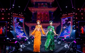 Cao Minh Tiến đưa di sản Tràng An lên sân khấu thời trang qua BST "Bồng bềnh"