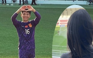 Thủ môn U23 Trung Quốc Li Hao và bạn gái gây chú ý trước bán kết gặp U23 Việt Nam