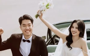 Hotgirl bắn cung tung ảnh cưới ngọt ngào bên tay vợt Lê Đức Phát, khép lại 'chuyện tình Olympic' bằng cái kết viên mãn