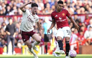 Rice vs Casemiro: Cuộc chiến của 2 trường phái ở trận Arsenal vs MU