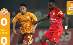 Đội bóng của thủ môn Trung Kiên bị loại ở Cúp quốc gia sau loạt đá luân lưu kịch tính