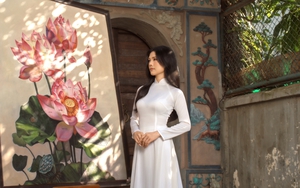 Phúc Anh khoe nhan sắc nhẹ nhàng trong bộ ảnh áo dài