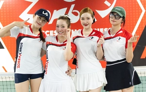 Bảo Thy, Hương Giang hết mình ở sân chơi Pickleball do Chi Bảo tổ chức