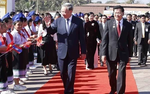 Tổng Bí thư, Chủ tịch nước Lào Thongloun Sisoulith thăm cấp Nhà nước Việt Nam