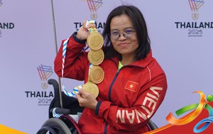 Vi Thị Hằng: Cô gái vàng của đoàn thể thao người khuyết tật Việt Nam ở ASEAN Para Games 13