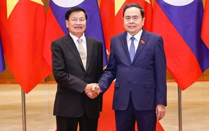 Chủ tịch Quốc hội Trần Thanh Mẫn hội kiến Tổng Bí thư, Chủ tịch nước Lào Thongloun Sisoulith
