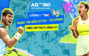 Link xem trực tiếp Australian Open 2026 hôm nay 27/1