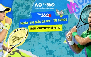 Link xem trực tiếp Australian Open 2026 hôm nay 28/1