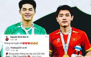 Đình Bắc an ủi Trung Kiên đầy ngọt ngào, dàn sao U23 Việt Nam thay nhau động viên thủ thành hot boy