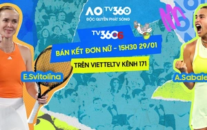 Link xem trực tiếp Australian Open 2026 hôm nay 29/1
