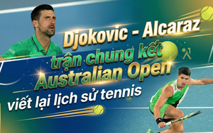 Djokovic vs Alcaraz: Trận chung kết Australian Open viết lại lịch sử tennis