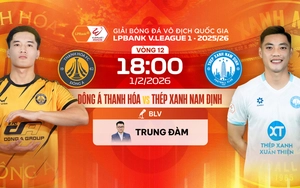 Link xem trực tiếp bóng đá Thanh Hóa vs Nam Định 18h00 hôm nay, V-League vòng 12