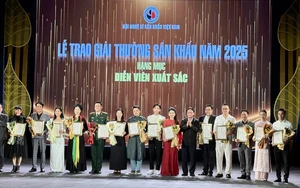 Trao 38 Giải thưởng Sân khấu năm 2025 cho các nghệ sĩ, tác giả, tác phẩm xuất sắc