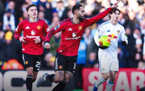 Rượt đuổi tỷ số kịch tính, MU cầm hòa 1-1 trước Leeds 