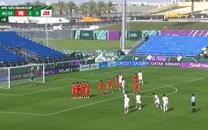 U23 Jordan phối hợp đá phạt cực dị, chỉ xà ngang mới cứu thua cho U23 Việt Nam