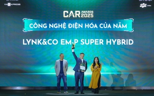 Lynk & Co EM-P Super Hybrid xuất sắc nhận giải "Công nghệ điện hoá của năm 2025"
