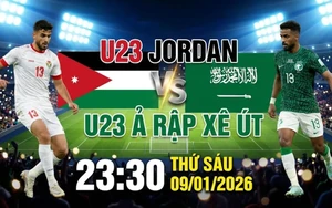 Link xem trực tiếp bóng đá U23 Jordan vs U23 Saudi Arabia 23h30 hôm nay, VCK U23 châu Á 2026