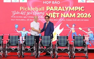 Giải Pickleball Paralympic Việt Nam 2026: Lan tỏa thông điệp 'Gắn kết yêu thương'