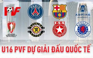 U16 PVF chung bảng Barcelona, PSG tại Alkass International Cup 2026