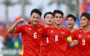 Thắng đội bóng Trung Á, U23 Việt Nam tiến sát tấm vé vào tứ kết giải châu Á