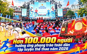 Hơn 100.000 người hưởng ứng phong trào toàn dân tập luyện thể thao năm 2026