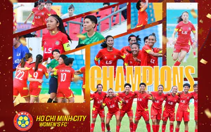 CLB Nữ TPHCM vô địch quốc gia sớm dù không cần thi đấu
