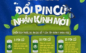 Hệ thống Bệnh viện Mắt VISI triển khai chiến dịch "Đổi pin cũ, nhận kính mới" lần thứ II