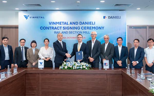 VinMetal hợp tác với Danieli sản xuất thép ray đường sắt cao tốc và đô thị tại Việt Nam