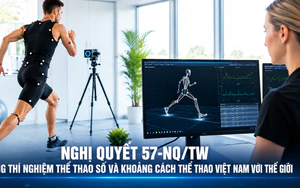 Nghị quyết 57-NQ/TW: Phòng thí nghiệm thể thao số và khoảng cách thể thao Việt Nam với thế giới