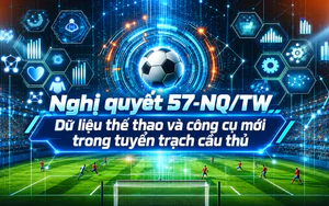 Nghị quyết 57-NQ/TW: Dữ liệu thể thao và công cụ mới trong tuyển trạch cầu thủ