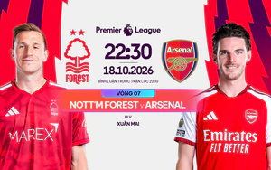 TRỰC TIẾP bóng đá Nottingham Forest 0-0 (H1) Arsenal: Eze, Havertz đá chính