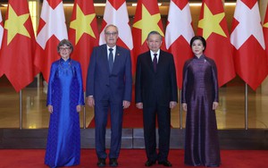 Tổng Bí thư, Chủ tịch nước Tô Lâm chủ trì Lễ đón Tổng thống Liên bang Thụy Sĩ thăm chính thức Việt Nam