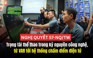 Nghị quyết 57-NQ/TW: Trọng tài thể thao trong kỷ nguyên công nghệ, từ VAR tới hệ thống chấm điểm điện tử