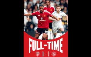 MU đánh rơi 2 điểm trên sân Leeds, Carrick chưa hết áp lực