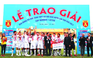 Cúp Number 1 Active 2026: Kỷ lục 130 đội bóng, lan tỏa tinh thần thể thao học đường
