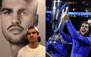 Carlos Alcaraz để ria mép... theo trend?