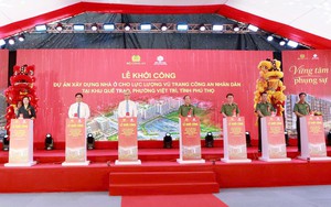 Phú Thọ: Khởi công dự án nhà ở hơn 1.000 căn hộ dành cho lực lượng Công an nhân dân