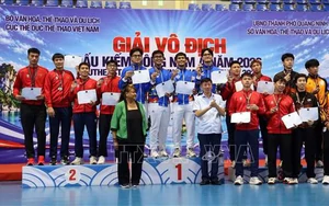 ĐT đấu kiếm Việt Nam đứng đầu giải vô địch Đông Nam Á với 27 huy chương