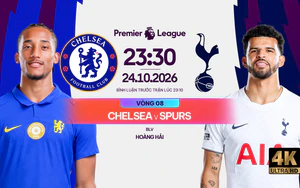 Link xem trực tiếp bóng đá Chelsea vs Tottenham 23h30 hôm nay, vòng 8 Ngoại hạng Anh