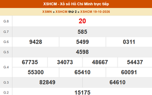 XSHCM 24/10 - XSTP thứ Bảy - Kết quả xổ số Hồ Chí Minh hôm nay ngày 24/10/2026