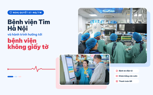 Nghị quyết 57-NQ/TW: Bệnh viện Tim Hà Nội và hành trình hướng tới bệnh viện không giấy tờ