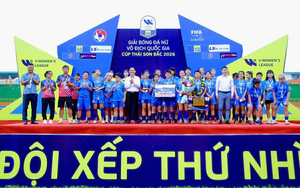 Thái Nguyên T&T về nhì ở Giải bóng đá nữ VĐQG – Thái Sơn Bắc 2026