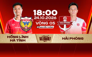 Link xem trực tiếp bóng đá Hồng Lĩnh Hà Tĩnh vs Hải Phòng 18h00 hôm nay, V-League vòng 5