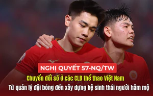 Nghị quyết 57-NQ/TW: Chuyển đổi số giúp quản lý và xây dựng hệ sinh thái người hâm mộ ở các CLB thể thao Việt Nam