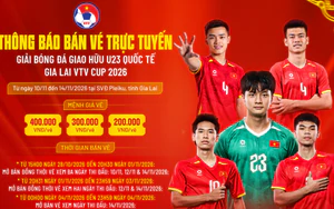 Vé xem U23 Việt Nam có giá từ 200.000 đồng