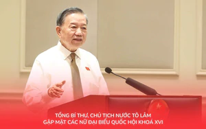 Tổng Bí thư, Chủ tịch nước Tô Lâm gặp mặt các nữ đại biểu Quốc hội khoá XVI