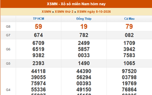 XSMN 5/10 - Kết quả xổ số miền Nam hôm nay 5/10/2026 - Trực tiếp XSMN ngày 5 tháng 10