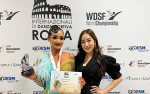 Nguyễn Hoàng Ngọc lập cột mốc lịch sử khi giành 2 HCB thế giới cho DanceSport Việt Nam